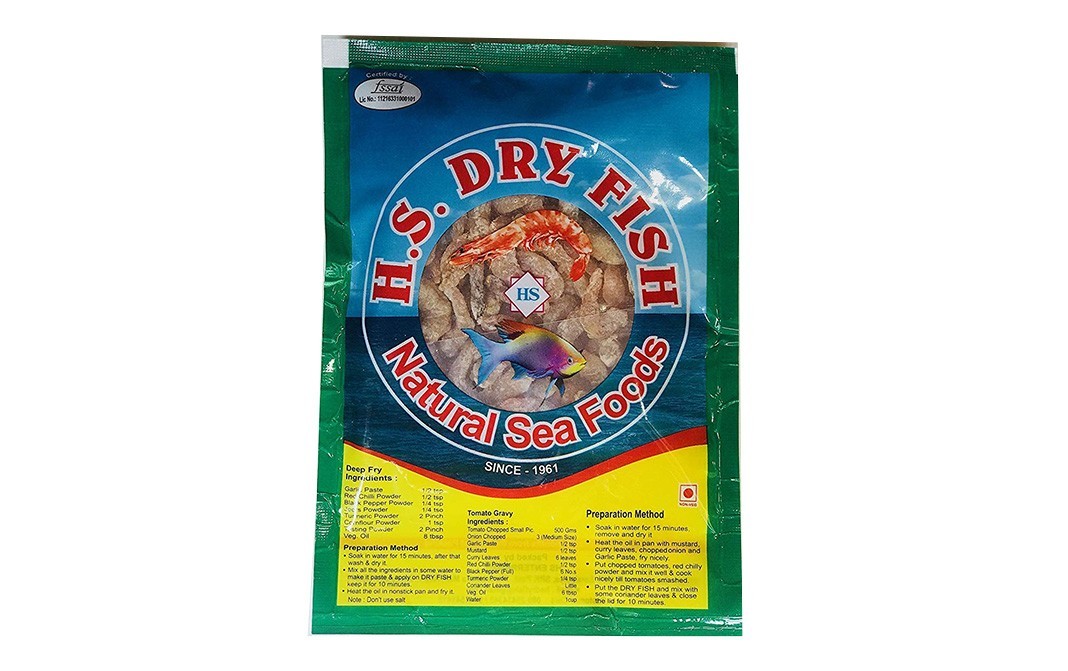 H.S.Dry Fish Dry Prawns Meat (Small)    Pack  100 grams